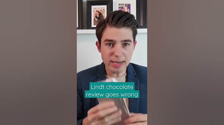 The Lindt chocolate review went not as planned #lindtchocolate #lindt #lindtchocolatereview #shorts