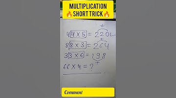 Short Trick Multiplication 🔥🔥 #shorts #shortvideo #maths #youtubeshorts
