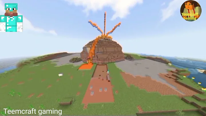 Minecraft TNT VOLCANO HOUSE BUILD CHALLENGE - NOOB vs PRO vs HACKER / Animation