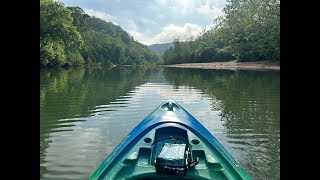 Solo Female Overnight Kayaking Trip. Upper Jacks Fork River, Eminence, MO