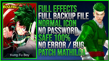 CHOU AS DEKU [CUSTOMIZED] SCRIPT WITH BACKUP FILE | NO PASSWORD | PATCH MATHILDA |