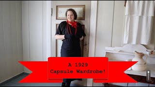 I made a 1929 Capsule Wardrobe!