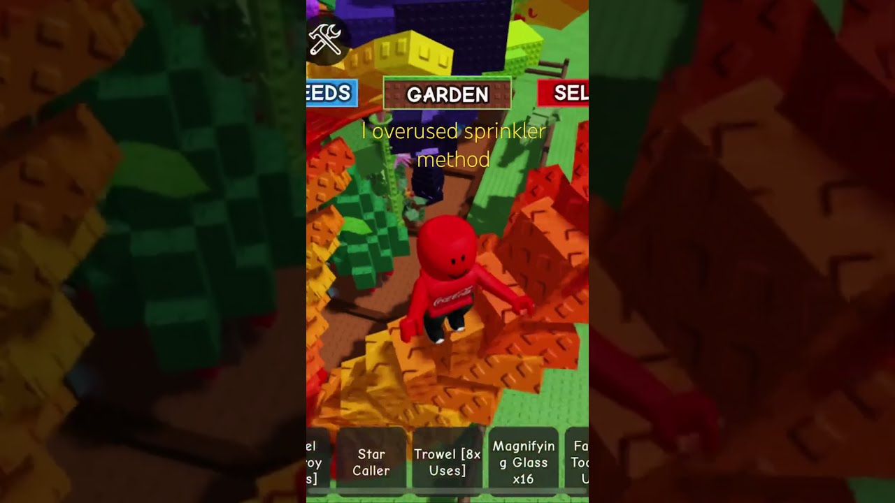 This Is Why We Use 6 Master 2 Godly 3 Advanced And 4 Basic Sprinklers Roblox Gag Jandel