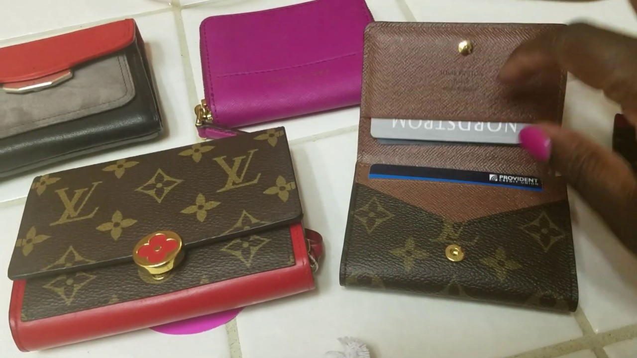 Louis Vuitton Monogram Empreinte Leather Curieuse Wallet Fuchsia