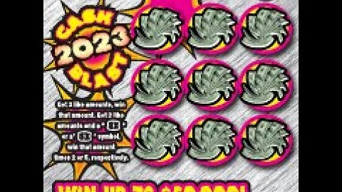 $10 - CASH BLAST 2023!  NEW TICKET TUESDAY WIN! Lo...