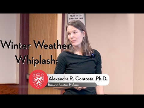 Winter Weather Whiplash - Dr. Alexandra R. Contosta