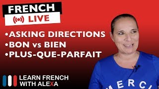 🔴LIVE: Asking directions in French + French Q&A with Alexa