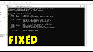 File path appdata/roaming/uabtvdi cmd prompt popup constantly-Black box .NET Framework fahtvbe Fixed