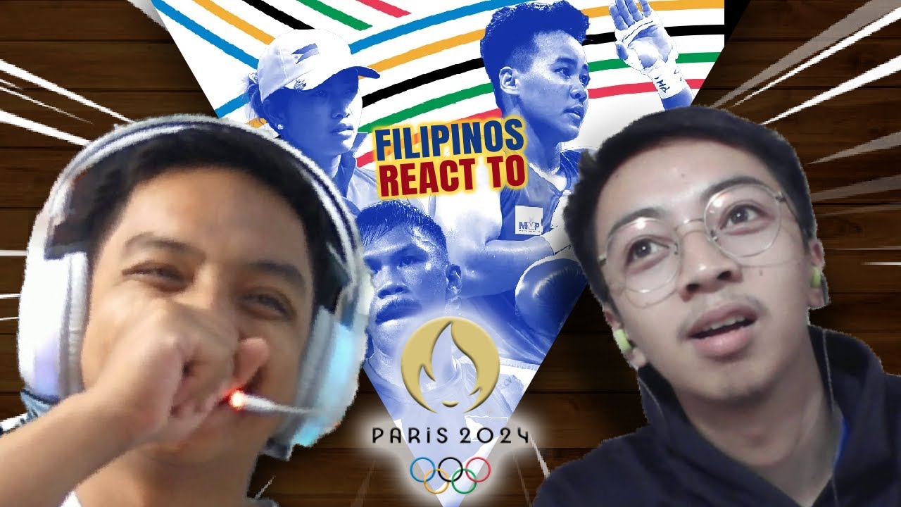 FILIPINO ATHLETES WATCH THE PARIS OLYMPICS 2024 | FILIPINO REACTION ...
