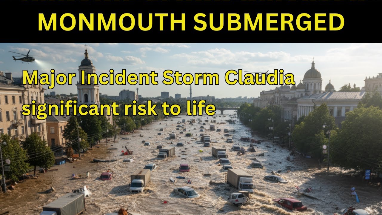 Монмут затоплен: рекордное наводнение из-за шторма «Клаудия» стало причиной крупного инцидента в ...