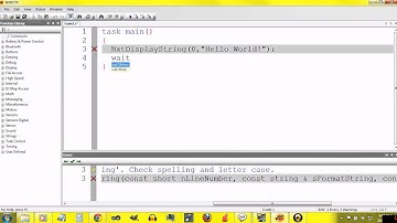 RobotC for NXT Tutorial Part 1