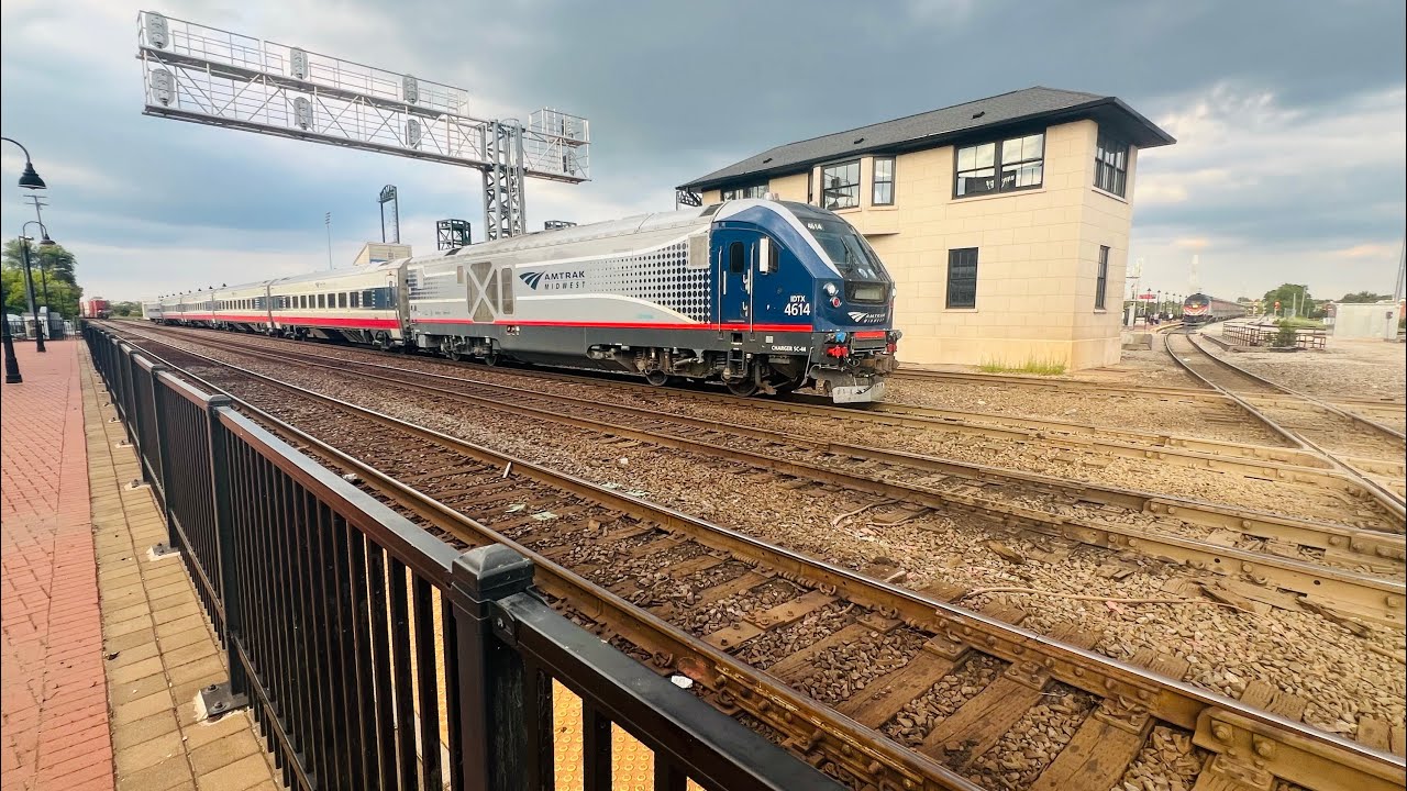 Amtrak Lincoln Service Train 305 Metra Rock Island District Joliet amtrak-lincoln-service-train-305-metra-rock-island-district-joliet