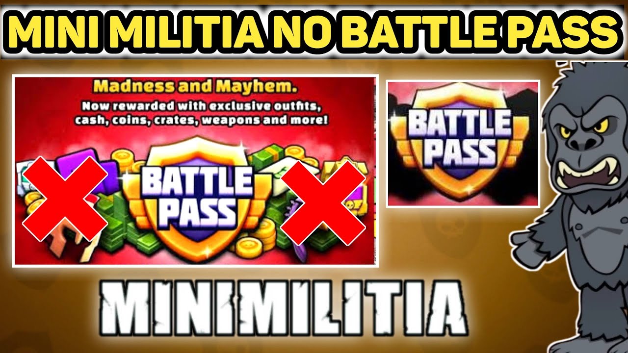 😍Mini Militia No Battle Pass || Mini Militia || Mini Militia New Update ...