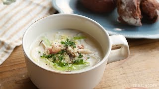 【365日のパンとスープ】 白菜のミルクスープ