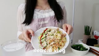 ENG) Self-catering Vlog Daily eating binge eating and eating your favorite food