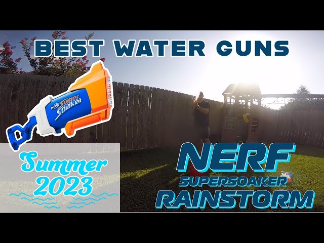 Nerf - Super Soaker Pistolet à Eau Rainstorm