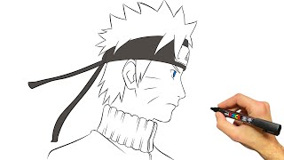 How to Draw Naruto Uzumaki — Simple Line-by-Line Tutorial