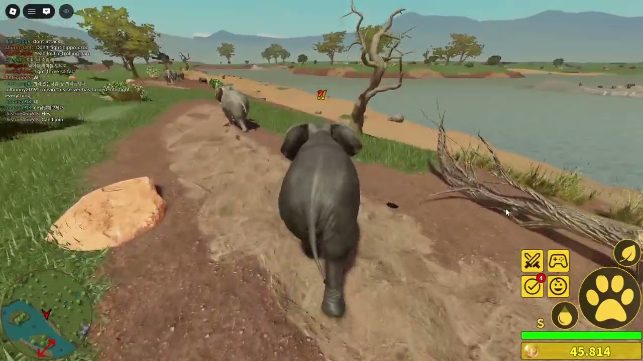 Roblox Savannah Life Elephant Gameplay