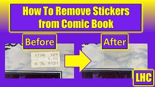 How To:  Remove Price Tags or Stickers from Comic Books or Graphic Novels⏤Dragonlance Saga!