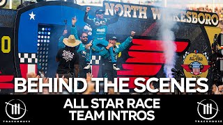 Unfiltered Pit Crew Members During NASCAR All-Star Race Introductions at North Wilkesboro Speedway