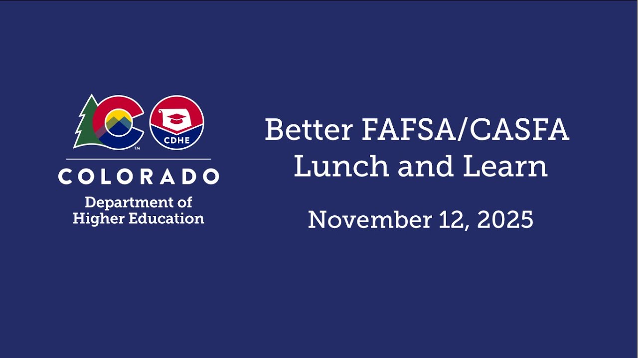 Cafsa Better FAFSA/CAFSA Lunch and Learn Recording | November 12, 2025 - YouTube