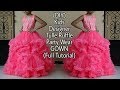 (DIY) DESIGNER KIDS TULLE RUFFLES PARTY WEAR GOWN (FULL TUTORIAL)