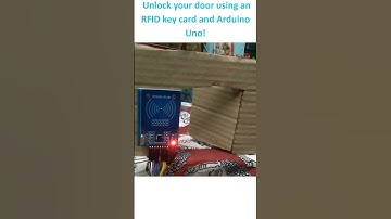 RFID Automatic Door Lock | Access Key Based System#shorts @TECHHANDS-ON #arduino#rfiddoorlock#diy
