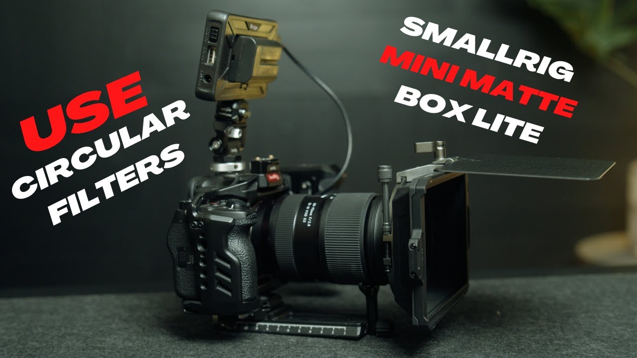 Smallrig Mini Matte Box Lite (Works with Circular Filters) 