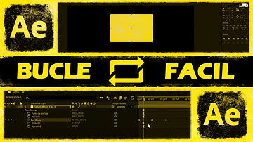 Crear Bucle de Videos o Animación en After Effects | Loop de Keyframes Fácil en Adobe Ae