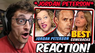 HE'S ROASTING EVERYBODY! *JORDAN PETERSON: BEST COMEBACKS* | (REACTION!)