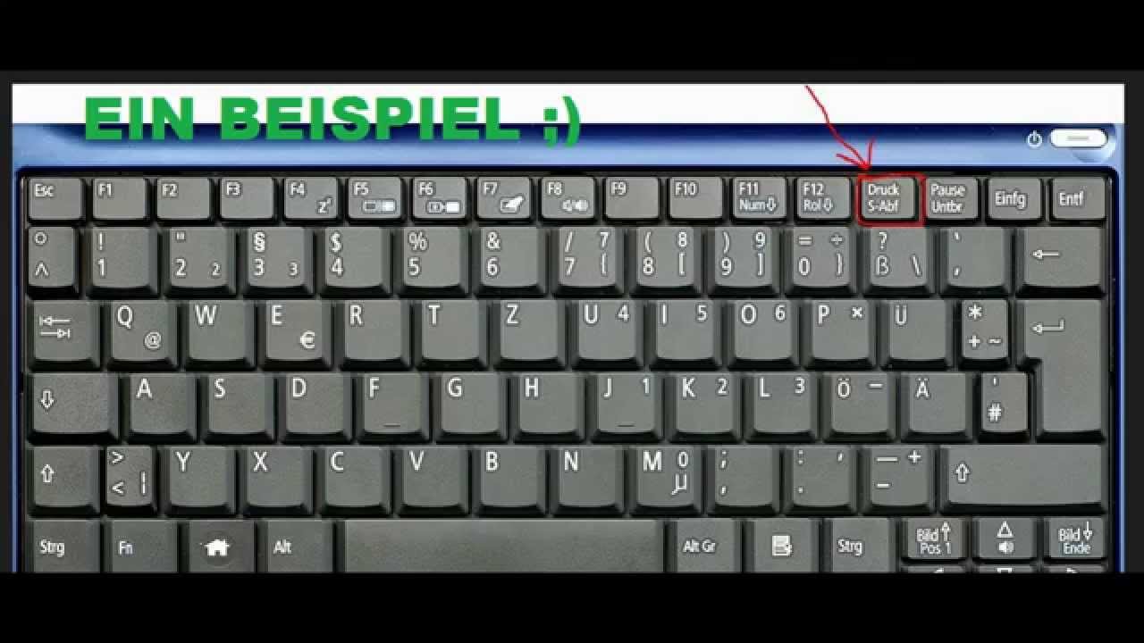 Wie Macht Man Ein Screenshot – Weg 1: Print Screen