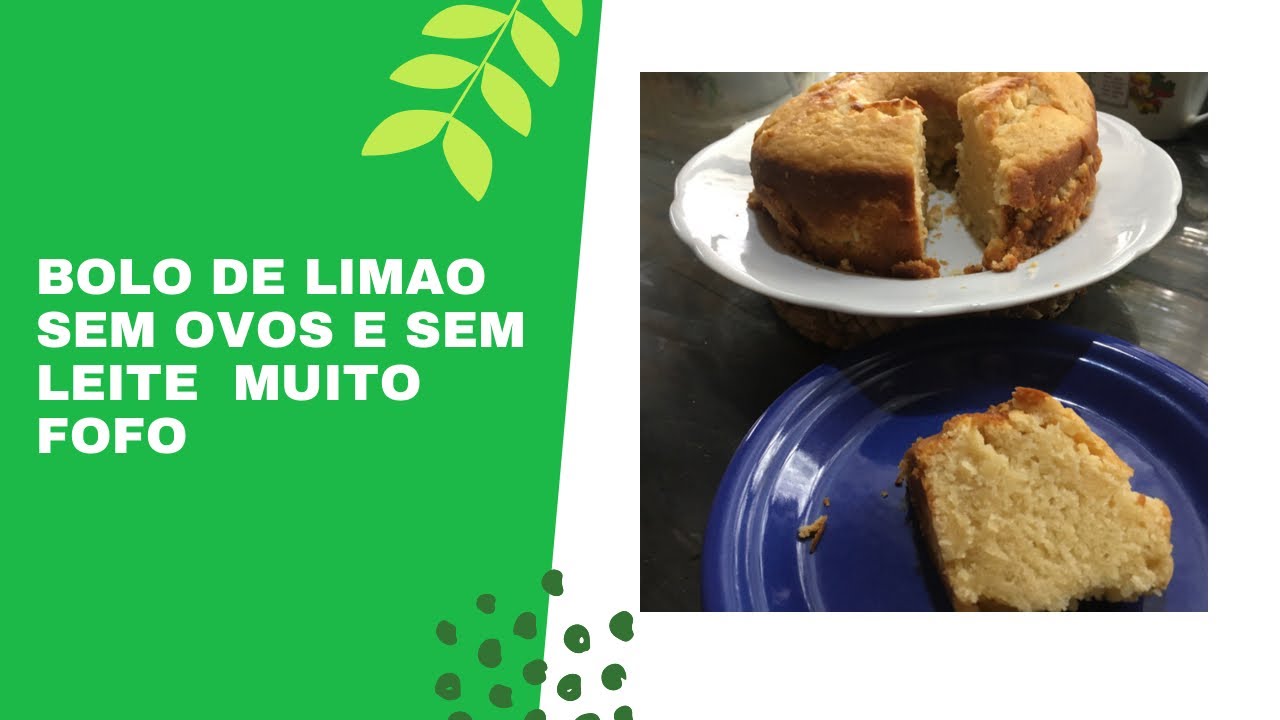 SEM OVO!!!😱Bolo caseiro de LIMÃO simples fofinho e gostoso 