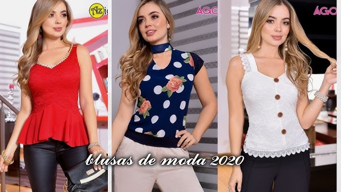 🔶BLUSAS DE MODA MUJER BLUSAS EN TENDENCIAS MODA ROPA DE MUJER - YouTube