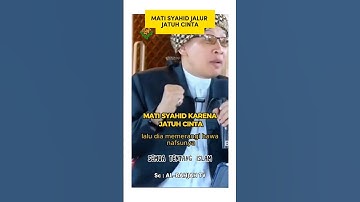 MATI SYAHID JALUR JATUH CINTA #buyayahya #viral #cinta