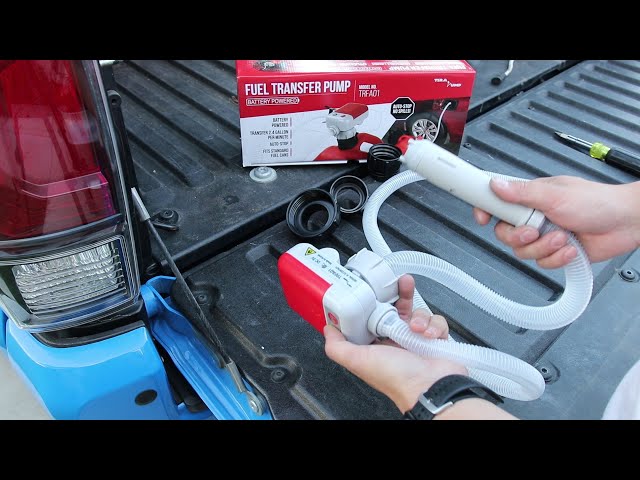 Battery-Operated Fuel Transfer Pump