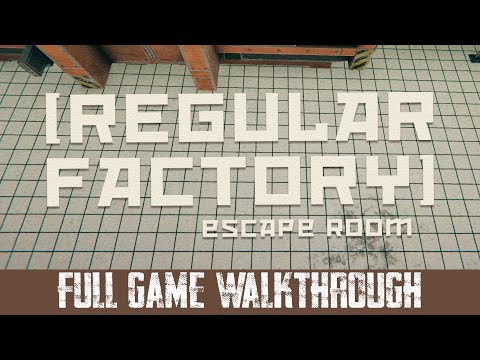 Regular Factory [Escape Room] - Full Game Walkthrough (All Trophies/Achievements) PS/Xbox/PC/Switch