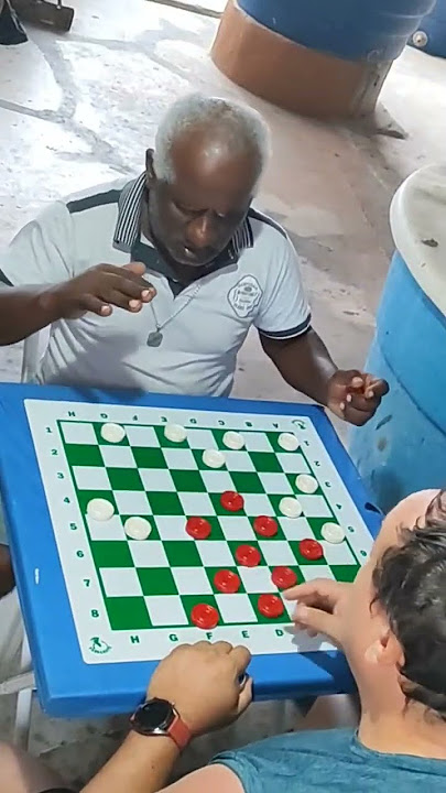 Golpe do Mestre Sansão. #jogodedamas #checkers #damas #aprendadamas #c