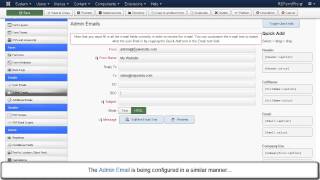 RSForm!Pro Configuring Emails (Voice narration)