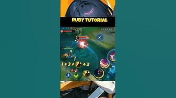 RUBY COMBO FLICKER TUTORIAL 🔥 #mobilelegends