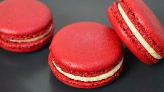 Red Velvet Macarons Recipe