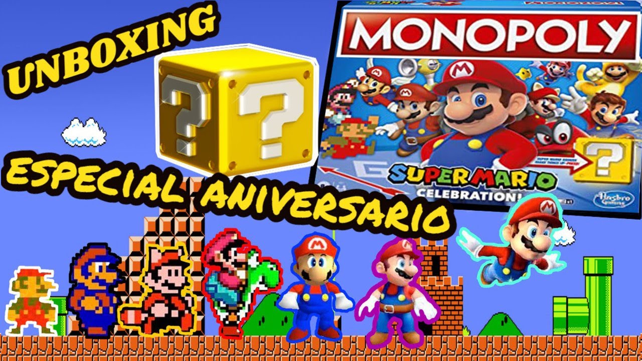 🎲 MONOPOLY 🎲 SUPER MARIO CELEBRACIÓN 🎲En Español 