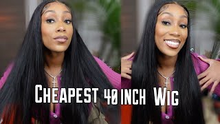 Cheapest 40 Inch Wig On Aliexpress? Casslow 13X6 Lace Front 180% Density Wig Bighead Friendly Review