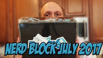 Nerd Block July 2017 Unboxing