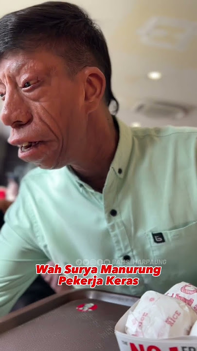 TERNYATA SURYA MANURUNG PELAYAN KFC !!??