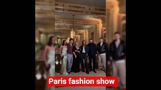 The Beckham family at Victoria Paris fashion show #beckhamfamily #paris