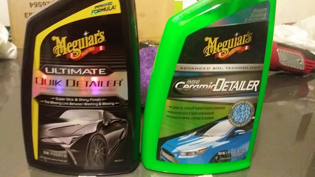 Meguiars Ultimate Quik Detailer. Really impressed with this