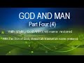 God and man part 4