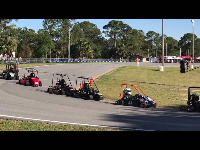 Space Coast Full Throttle Speedway - kart racing!