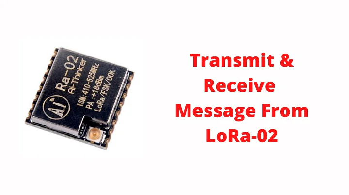 How to communicate using LoRa?