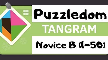 Puzzledom. Tangram novice B soluce
